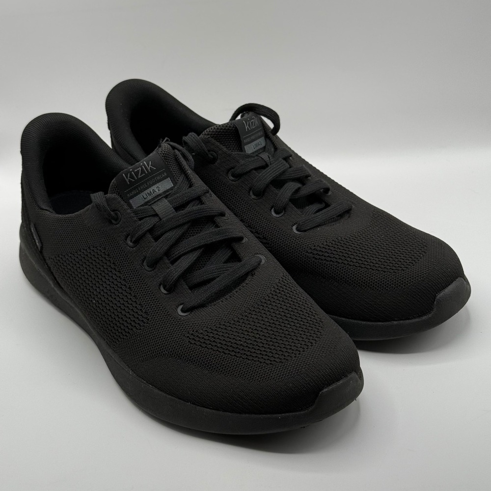 Kizik Lima 2 Black Hands Free Sneakers Mens Size 12 Slip On Athletic Shoes